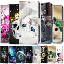 Load image into Gallery viewer, For Huawei Honor 7s 8s Case Leather Wallet Flip Cover for Huawei 20 30 Pro Case Luxury Mobile Phone Case For Huawei Nova 5 Pro