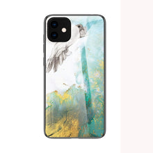 Load image into Gallery viewer, Case For iPhone X Xs Max XR Marble Pattern Tempered Glass Back Cover Phone Bags Cases For iPhone 11 Pro Max 6 7 8 Plus Capa