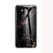 Load image into Gallery viewer, Case For iPhone X Xs Max XR Marble Pattern Tempered Glass Back Cover Phone Bags Cases For iPhone 11 Pro Max 6 7 8 Plus Capa