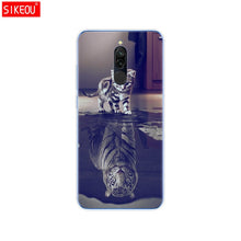 Load image into Gallery viewer, silicon case for xiaomi redmi 8 cases full protection soft tpu back cover on redmi 8 bumper hongmi 8 phone shell bag coque cat