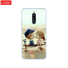 Load image into Gallery viewer, silicon case for xiaomi redmi 8 cases full protection soft tpu back cover on redmi 8 bumper hongmi 8 phone shell bag coque cat
