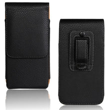 Load image into Gallery viewer, Leather phone belt case 6.5/5.8/4.7'' Waist Bag Magnetic Vertical Phone Case for iPhone XR XS Max 8 Plus Pouch Cover Belt Clip