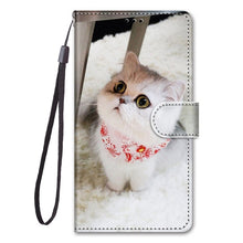 Load image into Gallery viewer, Leather Case For Samsung Galaxy J3 J5 2017 J3 2016 J4 2018 J4 Core j4 Plus Case Luxury Wallet Flip Cover Stand Cart Slot Holder