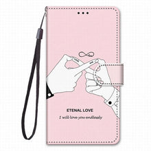 Load image into Gallery viewer, For Case Samsung Galaxy J6 Plus 2018 J530 J510 J5 2017 2016 Leather Phone Cover Animal Floral Lovely Girl Boy Magnetic Capa O08F