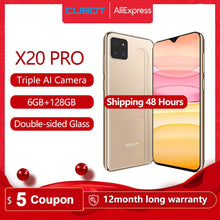 Load image into Gallery viewer, Cubot X20 Pro 6GB+128GB AI Mode Triple Camera 6.3" FHD+Waterdrop Screen Helio P60 Cellphone Android 9.0 Face ID Cellura 4000mAh