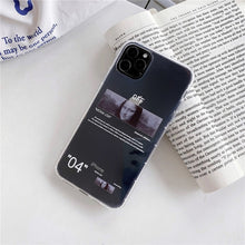 Load image into Gallery viewer, Fashion Tides brand sneakers Phone Case For iPhone 11 Pro X XR XS MAX 7 8 6 Plus Simple label letter Clear Silicone Cover Coque