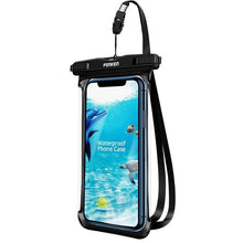 Load image into Gallery viewer, FONKEN Full View Waterproof Case for Phone Underwater Snow Rainforest Transparent Dry Bag Swimming Pouch Big Mobile Phone Covers