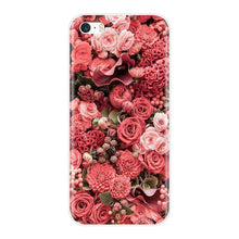 Load image into Gallery viewer, Phone Case For iPhone SE 5S 5 S 5C Soft Silicone TPU Ultra Thin Cute Flower Floral Back Cover For iPhone 4S 4 S Case
