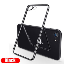 Load image into Gallery viewer, For iPhone SE 2020 Case Luxury Plating Soft Clear Slim Phone Cover For iPhone 7 8 Plus X XS Max XR 11 Pro Max Case Coque Fundas