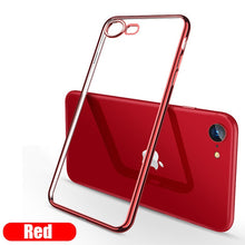 Load image into Gallery viewer, For iPhone SE 2020 Case Luxury Plating Soft Clear Slim Phone Cover For iPhone 7 8 Plus X XS Max XR 11 Pro Max Case Coque Fundas
