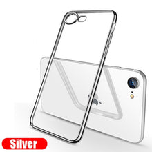 Load image into Gallery viewer, For iPhone SE 2020 Case Luxury Plating Soft Clear Slim Phone Cover For iPhone 7 8 Plus X XS Max XR 11 Pro Max Case Coque Fundas