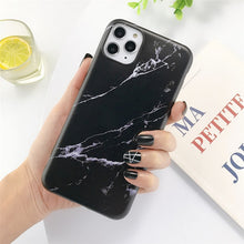 Load image into Gallery viewer, Moskado Marble Stone Texture Phone Case For iPhone 11 Pro Max X XR XS 7 8 6 6s Plus Colorful Soft IMD Silicone Back Cover Capa