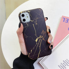 Load image into Gallery viewer, Moskado Marble Stone Texture Phone Case For iPhone 11 Pro Max X XR XS 7 8 6 6s Plus Colorful Soft IMD Silicone Back Cover Capa