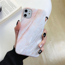 Load image into Gallery viewer, Moskado Marble Stone Texture Phone Case For iPhone 11 Pro Max X XR XS 7 8 6 6s Plus Colorful Soft IMD Silicone Back Cover Capa