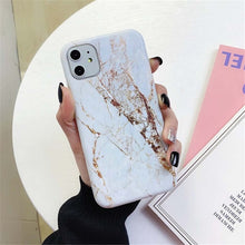 Load image into Gallery viewer, Moskado Marble Stone Texture Phone Case For iPhone 11 Pro Max X XR XS 7 8 6 6s Plus Colorful Soft IMD Silicone Back Cover Capa