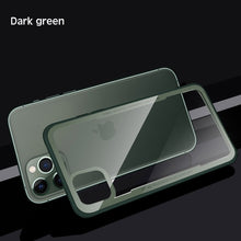 Load image into Gallery viewer, Tempered Glass Case For iPhone 7 8 6 6s Plus High Quality Clear Soft Silicone Glass Cover For iPhone 11 Pro X XR XS Max SE Cases