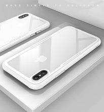 Load image into Gallery viewer, Tempered Glass Case For iPhone 7 8 6 6s Plus High Quality Clear Soft Silicone Glass Cover For iPhone 11 Pro X XR XS Max SE Cases