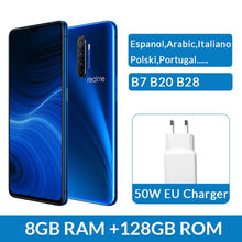 Load image into Gallery viewer, Global Version realme X2 Pro X 2 8GB 128GB Moblie Phone Snapdragon 855 Plus 64MP Quad Camera NFC Cellphone 50W Fast Charger