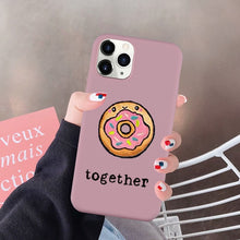 Load image into Gallery viewer, JAMULAR King Queen Lovers Couple Case For iPhone X XS MAX X XR 11 Pro SE 2020 7 8 6Plus Black White Silicon Soft Phone Cover Bag