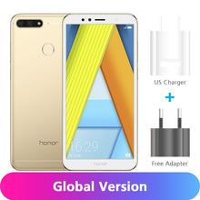 Load image into Gallery viewer, Global Version Honor 7A 2GB 16GB 7 A Cellphone Snapdragon 430 Octa Core 13MP 5.7" 18:9 FullView Display Face Unlock