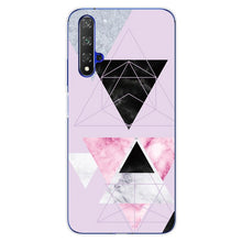 Load image into Gallery viewer, For Huawei Nova5T Case Huawei Nova 5T Case marble flower Silicone Soft Clear Cover Phone Case For Huawei Nova 5T 5 T Nova5T Case