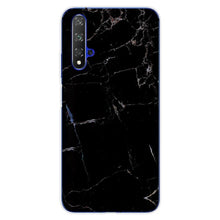 Load image into Gallery viewer, For Huawei Nova5T Case Huawei Nova 5T Case marble flower Silicone Soft Clear Cover Phone Case For Huawei Nova 5T 5 T Nova5T Case