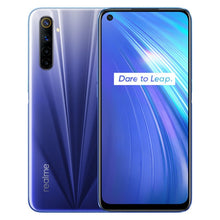 Load image into Gallery viewer, Global Version Realme 6 Mobile Phone 8GB RAM 128GB ROM 30W Flash Charge 64MP Camera 4300mAh Cellphone 90Hz Display Helio G90T