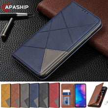 Load image into Gallery viewer, Geometric Leather Flip Case For RedMi Note 8 Pro 8T 8Pro Note7 7A 8A Wallet Cover For XiaoMi Mi Note 10 CC9 9T Cases Wallet Bags
