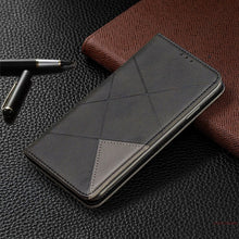 Load image into Gallery viewer, Geometric Leather Flip Case For RedMi Note 8 Pro 8T 8Pro Note7 7A 8A Wallet Cover For XiaoMi Mi Note 10 CC9 9T Cases Wallet Bags