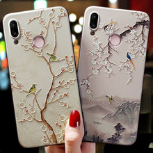 Load image into Gallery viewer, 3D Relief Flower TPU For Huawei Honor 9S 7A View 20 8X 10 9 S Mate 20 P40 P30 P20 Pro Lite Y6 Y9 Prime 2018 P Smart Z 2019 Case