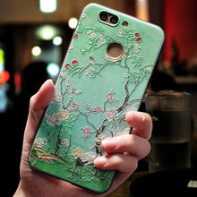 Load image into Gallery viewer, 3D Relief Flower TPU For Huawei Honor 9S 7A View 20 8X 10 9 S Mate 20 P40 P30 P20 Pro Lite Y6 Y9 Prime 2018 P Smart Z 2019 Case