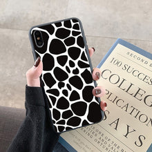 Load image into Gallery viewer, For Huawei Honor 9A 9S 10i 9X Mate 20 10 P40 P30 P20 Lite Pro P Smart 2020 Y6 Y7 Y9 2019 Black White Cow Print Silicone Case Bag