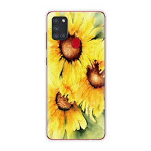 Load image into Gallery viewer, For Samsung Galaxy A21S Case A 21S Bumper Silicone TPU Soft Phone Cover For Samsung A21S A217F A21 A 21 S 6.5" Cases Cute Flower