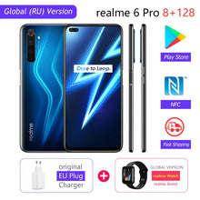 Load image into Gallery viewer, realme 6 Pro Global Version 8GB RAM 128GB ROM Snapdragon 720G 30W Flash Charge 4300mAh 64MP Camera NFC EU Charger Play Store