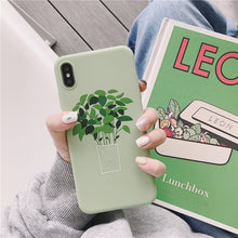 Load image into Gallery viewer, TPU Phone Case For iPhone XR XS Max 7 8 6 6S Plus SE 2020 Heart Pattern Cartoon Milk Tea Cover For iPhone 11 Pro Shell Fundas