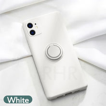 Load image into Gallery viewer, Soft Silicone Case For iPhone 11 Pro iPhone11 XS Max 6Plus 7Plus 8Plus XR X 7 8 6 S 6S Plus Ring Holder Stand Silicon Back Cover
