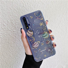 Load image into Gallery viewer, Glitter Planet Case For Huawei P40 P30 Lite P20 Pro P10 Honor 9X 20S 7X 9 Lite P Smart Z Y9 Prime 2019 Cases Nova 5T 6 SE 7i 4e