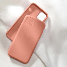 Load image into Gallery viewer, Full Cover Silicone with logo Case For iPhone 6 6s 7 8 Plus SE 2020 Back Cover for iPhone 11 Pro Max X XR XS XSMax Phone Case
