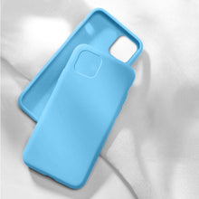Load image into Gallery viewer, Full Cover Silicone with logo Case For iPhone 6 6s 7 8 Plus SE 2020 Back Cover for iPhone 11 Pro Max X XR XS XSMax Phone Case