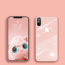 Load image into Gallery viewer, Liquid Glass Case For iPhone 11 Pro Max X XR XS Max 7 8 Plus Scratch-Resistant Anti-Fall Colorful Back Cover Protective Case