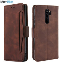 Load image into Gallery viewer, Wallet Cases For Xiaomi Redmi Note 8 Pro Case Magnetic Closure Book Flip Cover For Redmi Note 9S Leather Card Holder Phone Bags