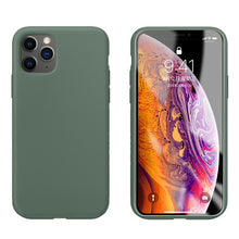 Load image into Gallery viewer, luxury original official silicone logo case for iphone 11 pro max case for apple iphone x xr xs max 6 6s 7 8 plus se 2020 cover