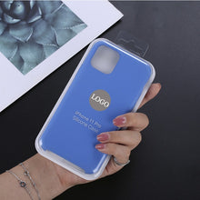 Load image into Gallery viewer, Shockproof Liquid Silicone Case for Apple iPhone X XS MAX XR 7 8 6S Plus 11 Pro Soft Cover for iPhone Brand Case