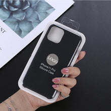 Load image into Gallery viewer, Shockproof Liquid Silicone Case for Apple iPhone X XS MAX XR 7 8 6S Plus 11 Pro Soft Cover for iPhone Brand Case