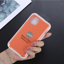 Load image into Gallery viewer, Shockproof Liquid Silicone Case for Apple iPhone X XS MAX XR 7 8 6S Plus 11 Pro Soft Cover for iPhone Brand Case