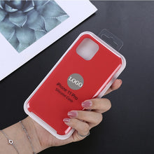 Load image into Gallery viewer, Shockproof Liquid Silicone Case for Apple iPhone X XS MAX XR 7 8 6S Plus 11 Pro Soft Cover for iPhone Brand Case