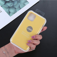 Load image into Gallery viewer, Shockproof Liquid Silicone Case for Apple iPhone X XS MAX XR 7 8 6S Plus 11 Pro Soft Cover for iPhone Brand Case