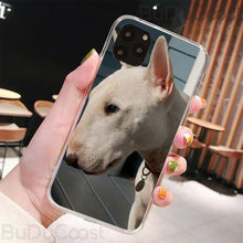 Load image into Gallery viewer, CUCI Bull Terrier Dog Black TPU Soft Phone Case Cover For iphone 5C 5 6 6s plus 7 8 SE 7 8 plus X XR XS MAX 11 Pro Max