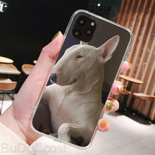 Load image into Gallery viewer, CUCI Bull Terrier Dog Black TPU Soft Phone Case Cover For iphone 5C 5 6 6s plus 7 8 SE 7 8 plus X XR XS MAX 11 Pro Max