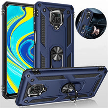 Load image into Gallery viewer, For Xiaomi Redmi Note 9S Case Shockproof Armor Stand Holder Car Ring Phone Case for Redmi Note 9 Pro Max Back Cover